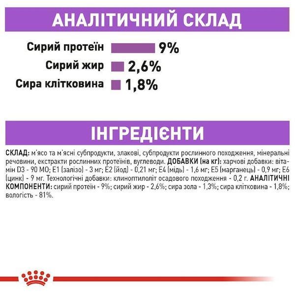Sterilised &ndash; вологий корм у соусі для стерилізованих котів (від 12 місяців). Упаковка 12шт*85г 4095001 фото