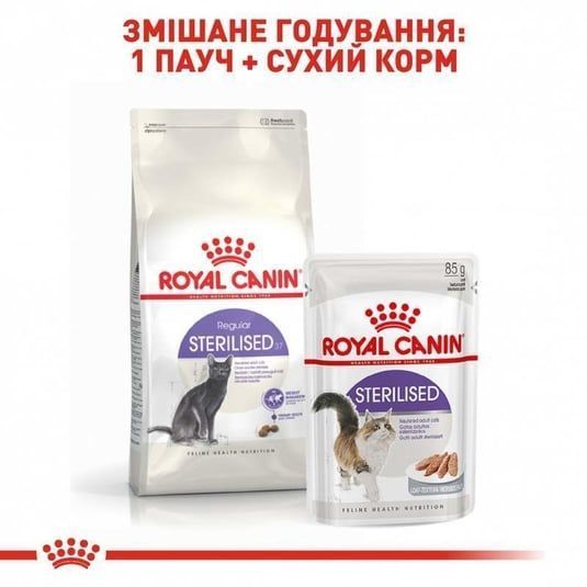Royal Canin Sterilised у паштеті для стерилізованих котів (від 12 місяців). Упаковка 12шт*85г 41470010 фото