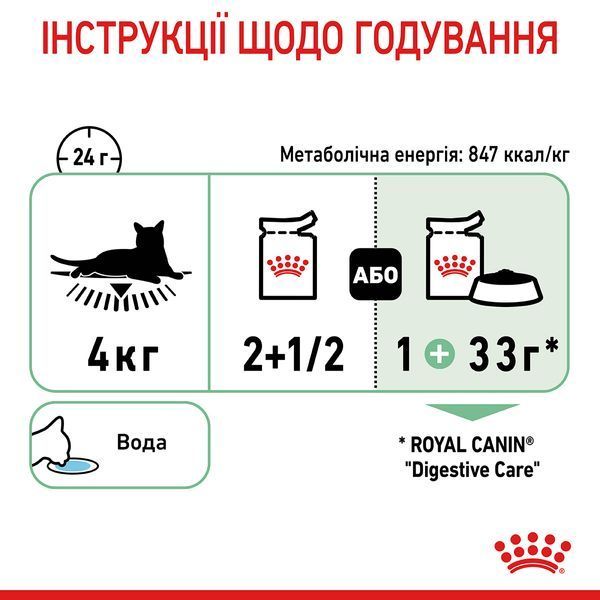 Digestive &ndash; вологий корм у соусі для котів з чутливим травленням (від 12 місяців). Упаковка 12шт*85г 4076001 фото