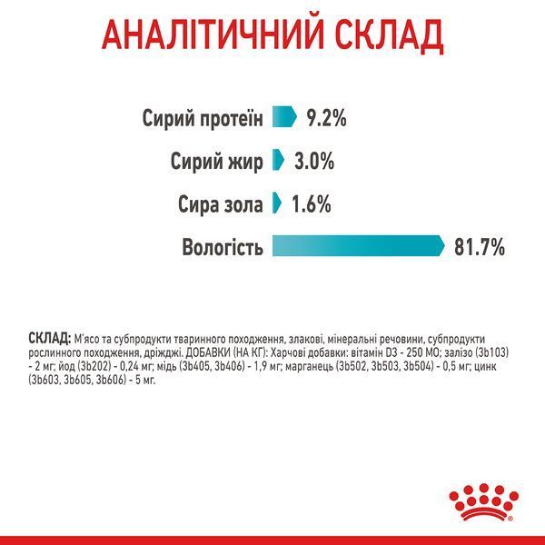 Urinary Care wet in gravy Вологий корм (тонкі шматочки в соусі) для дорослих здорових котів для підтримки здоров'я сечовидільної системи. Упаковка 12шт*85г 41570019 фото