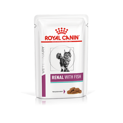 Renal Feline with Fish Pouches Дієтичний вологий корм з тунцем для котів при хворобах нирок. Упаковка 12шт*85г 40670019 фото