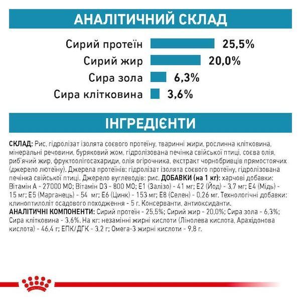 Hypoallergenic Feline Дієтичний корм для котів при небажаній реакції на корм  39020051 фото