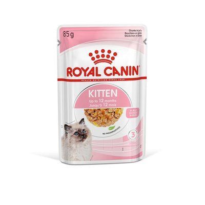 Kitten Jelly &ndash; вологий корм у желе для кошенят (до 12 місяців). Упаковка 12шт*85г 4150001 фото